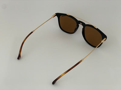 Carrera Acetato Metal Negro Dorado